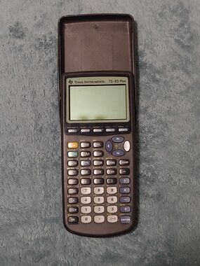 TI-83 Plus graphing calculator (black)